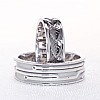 Wedding rings v1164 Custom in Gold Laser Model