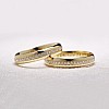 Wedding rings v119 in Gold with Diamonds