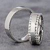 Platinum and Diamond Wedding Rings vp1241