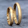 Wedding rings v134mg in Gold or Platinum with Ice Matte Finish