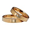 Wedding rings v139 in Gold with Diamond