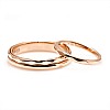 Wedding rings v1568 Faceted Antistress in Gold or Platinum