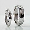 Wedding rings v1574 in Gold or Platinum with Branch Pattern