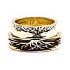 Wedding rings v1601 in Gold or Platinum Tree of Life Model