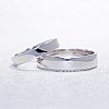 Wedding rings v161 in Gold or Platinum Randunica Model