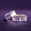 Barcuta v170 Gold or Platinum Wedding Rings with Blue Diamonds