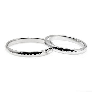 Wedding rings v188 in Gold or Platinum Model Hammer