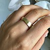 Bicolor Wedding Rings in Gold or Platinum with Natural Diamonds v200