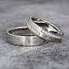 Platinum and Diamond Wedding Rings vp359