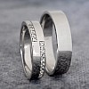 Platinum and Diamond Wedding Rings vp359