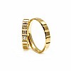 Chopard model wedding rings in Gold with colorless Diamonds v3819