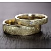 V911 Gold and Diamond Wedding Rings